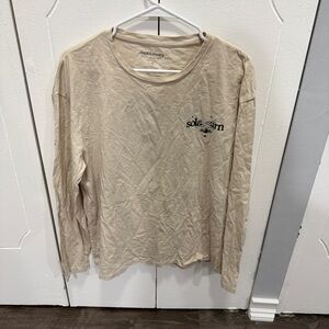 Jack & Jones Originals Long Sleeve T-Shirt with Solar Back Print